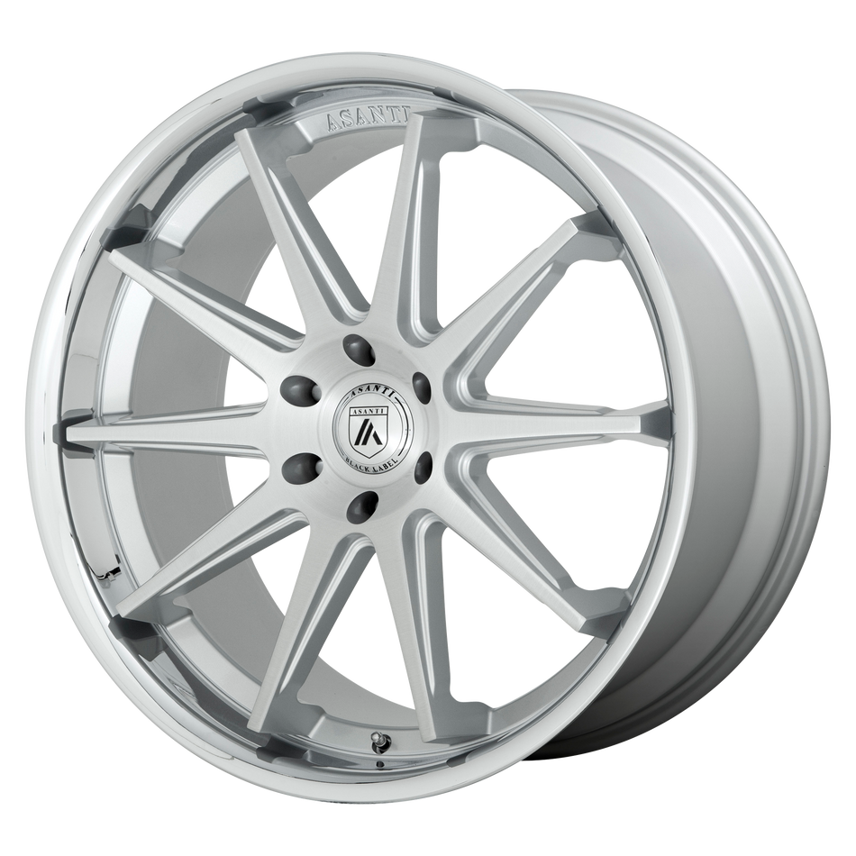 Asanti Black ABL-29 EMPEROR BRUSHED SILVER W/ CHROME LIP
