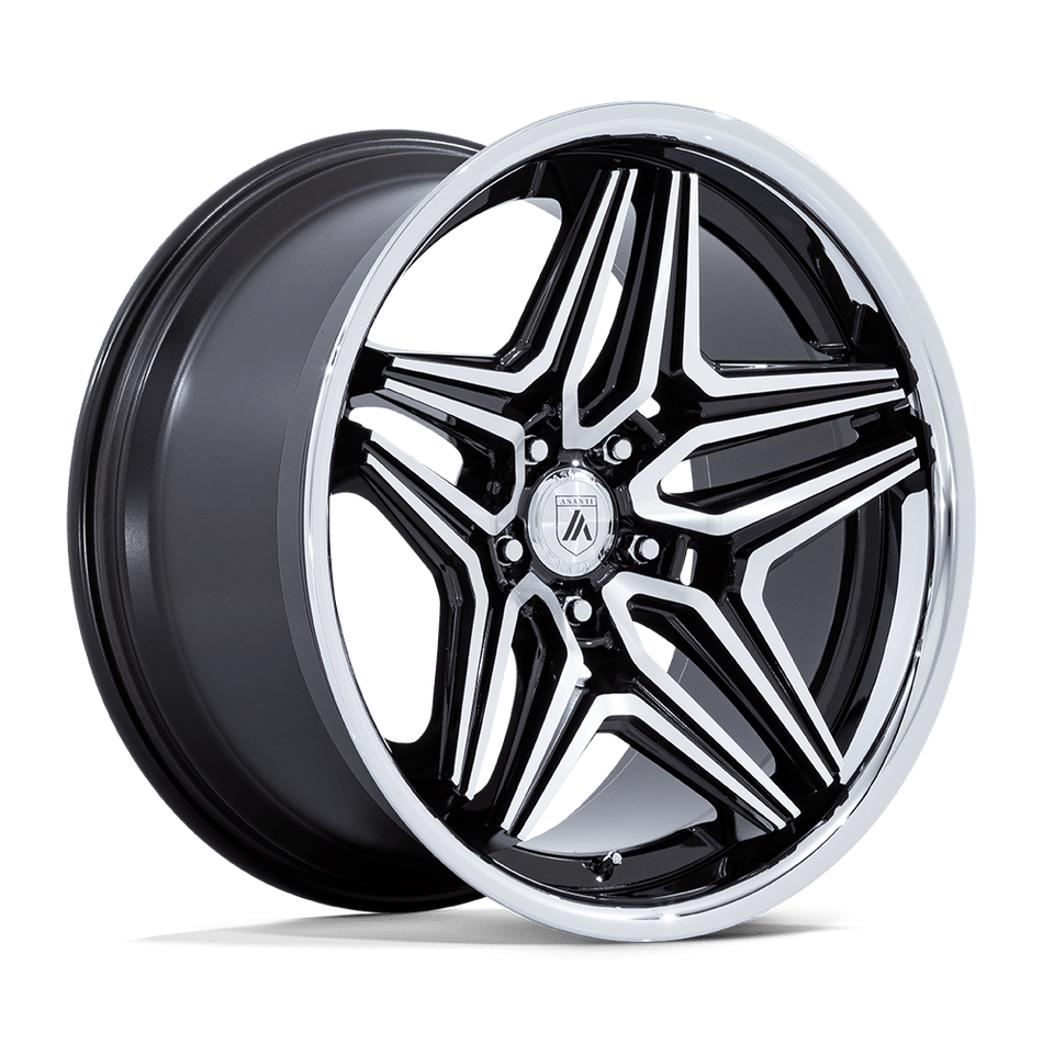 Asanti Black AB046 DUKE GLOSS BLACK MACHINED