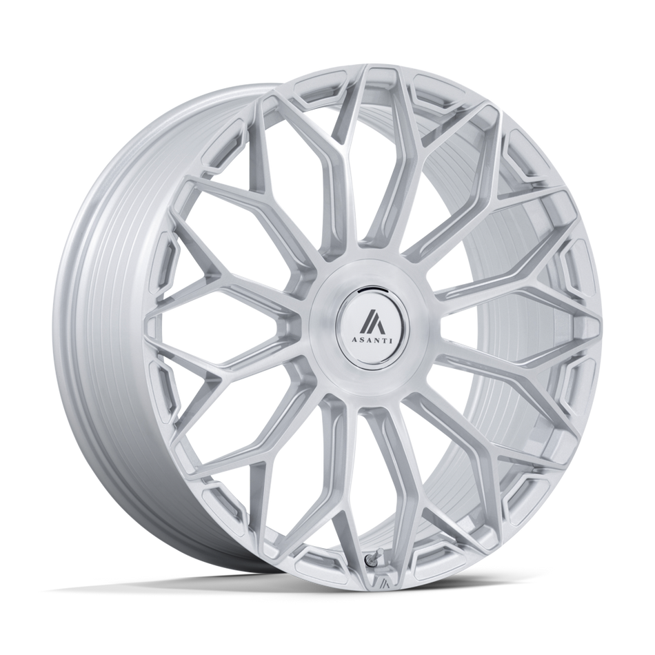 Asanti Black AB051 ENVOY GLOSS SILVER W/ BRUSHED FACE