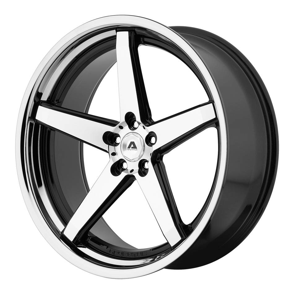 Adventus AVS-2 Gloss Black Machined With Ss Lip Wheel