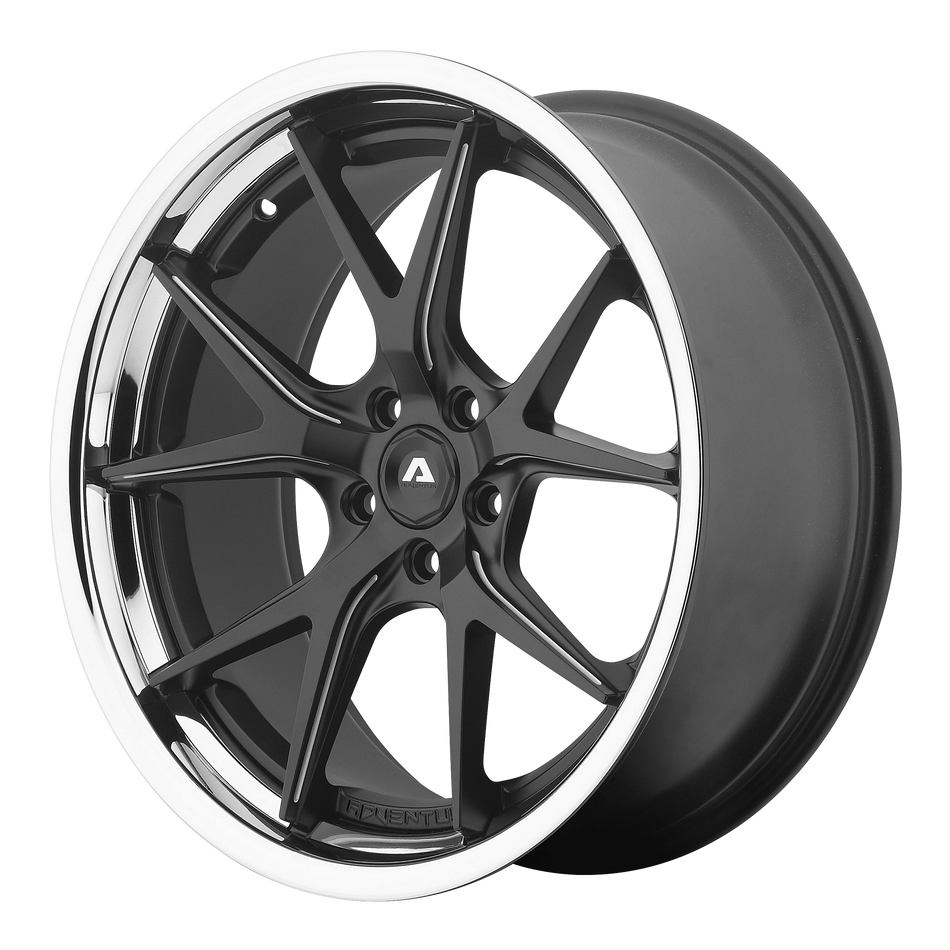 Adventus AVS-3 Matte Black Milled With Ss Lip Wheel