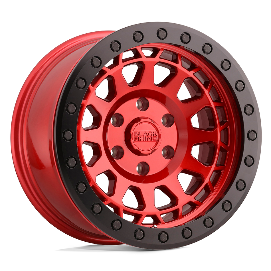 Black Rhino Hard Alloys PRIMM BEADLOCK CANDY RED W/ BLACK RING