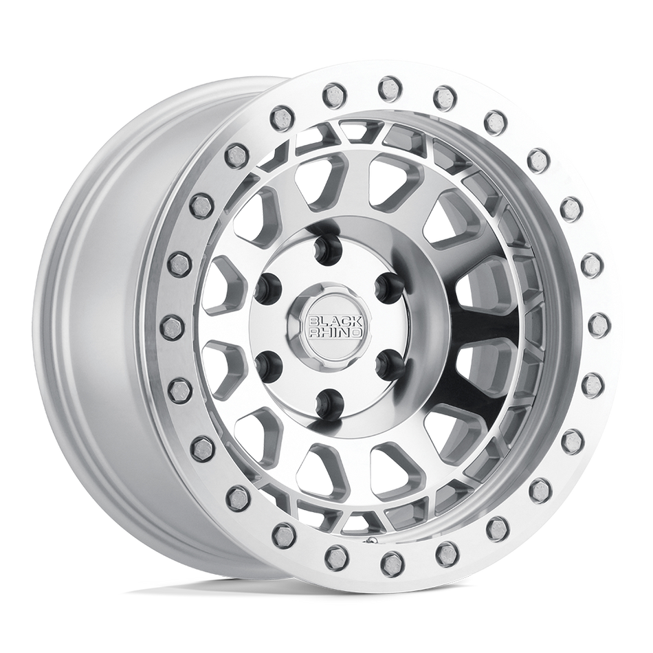 Black Rhino Hard Alloys PRIMM BEADLOCK SILVER W/ MIRROR FACE & MACHINED RING