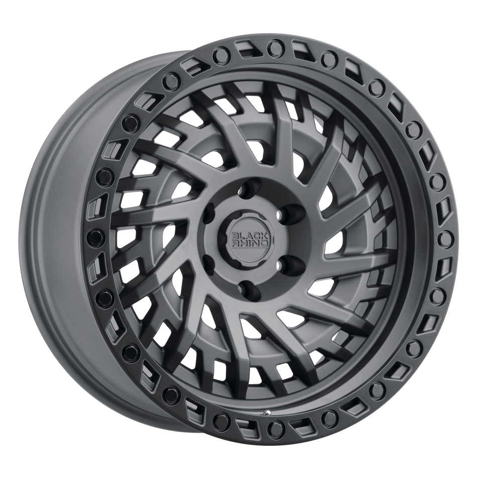 Black Rhino Hard Alloys SHREDDER MATTE GUNMETAL W/ BLACK RING