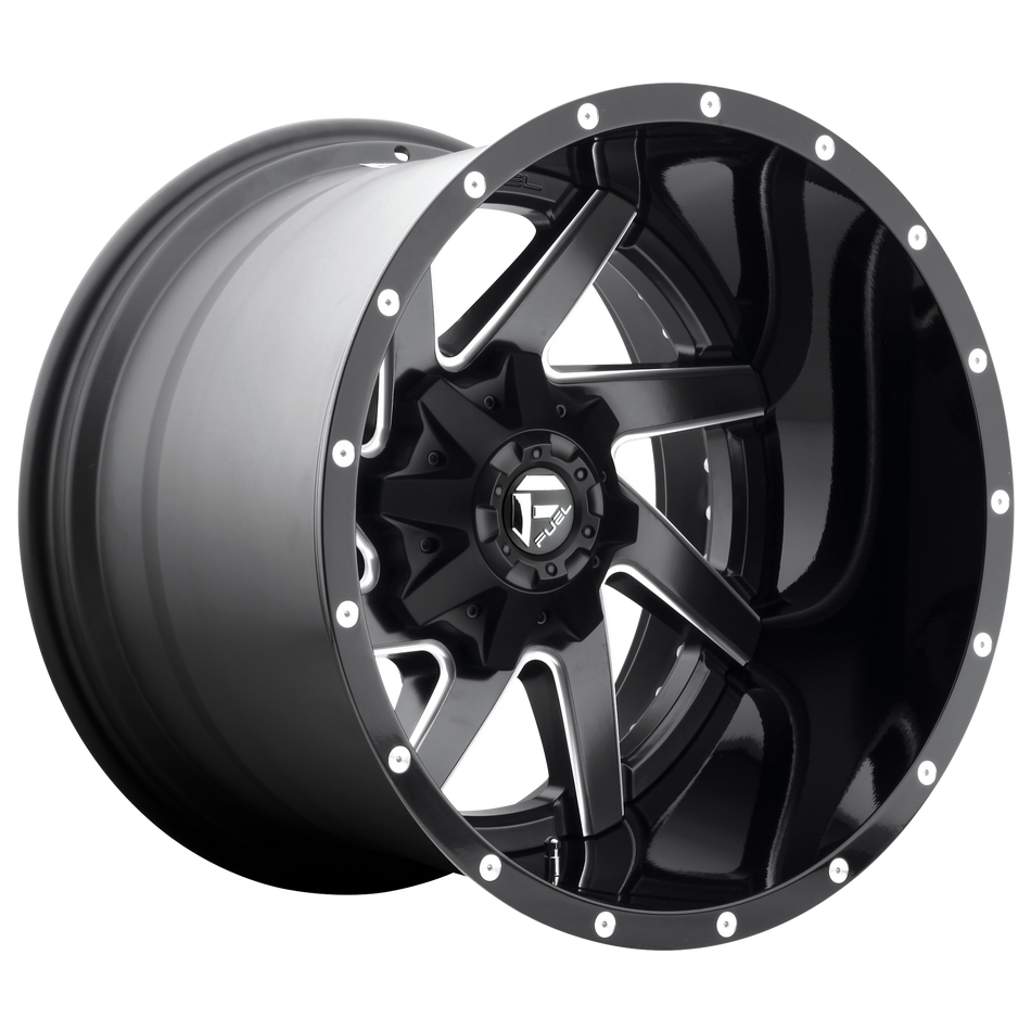 Fuel 1PC D265 RENEGADE MATTE BLACK MILLED