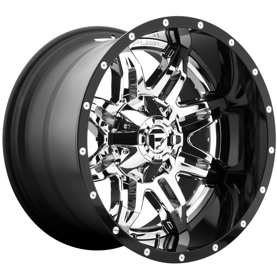 Fuel 1PC D266 LETHAL CHROME W/ GLOSS BLACK LIP
