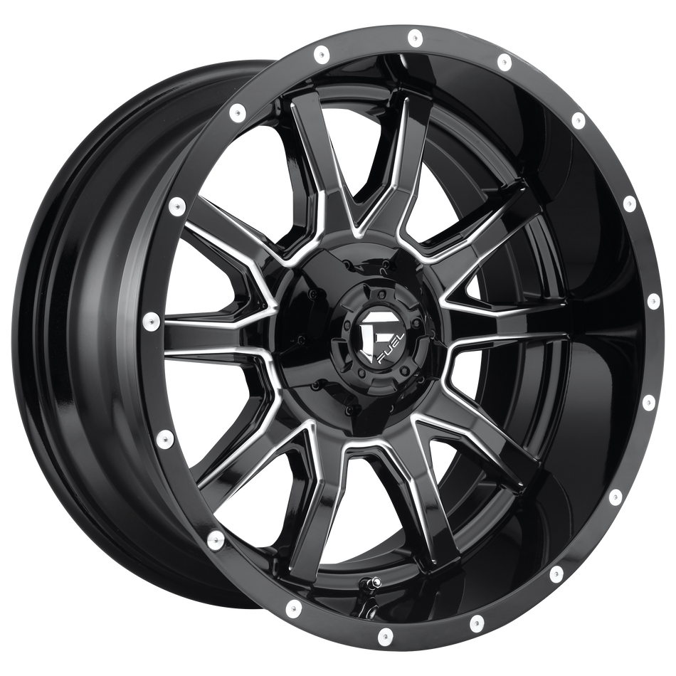 Fuel 1PC D627 VANDAL GLOSS BLACK MILLED