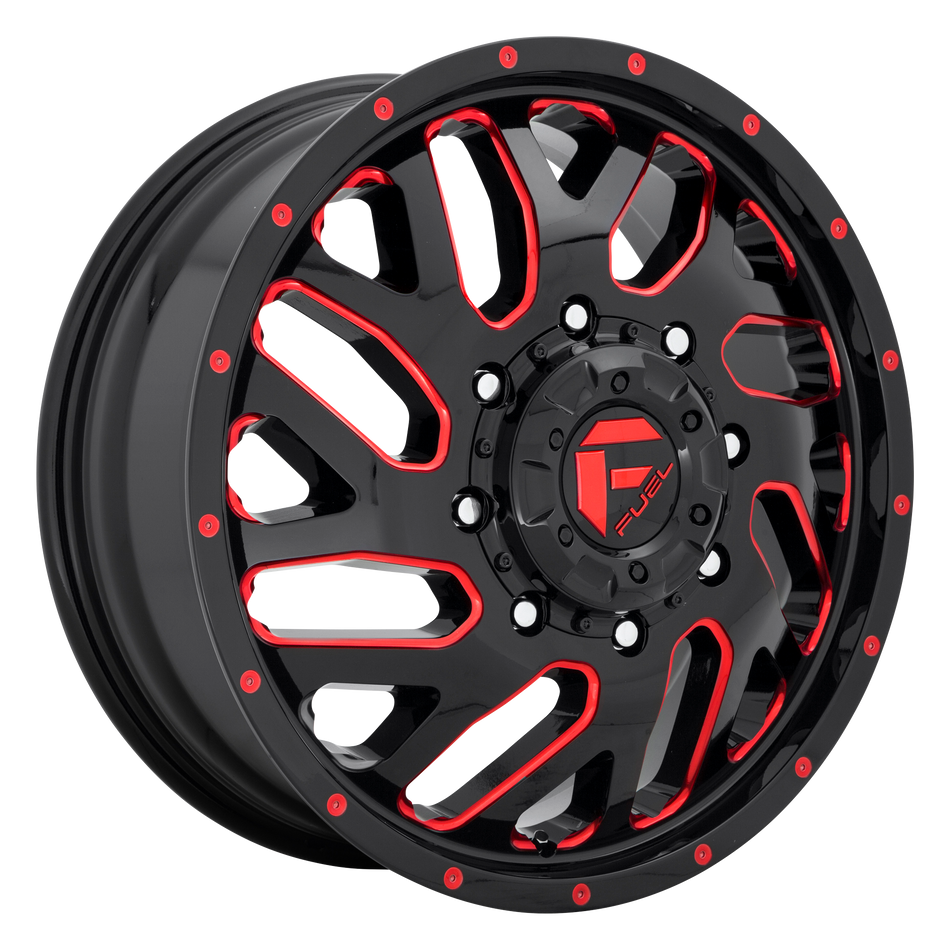 Fuel UTV D656 TRITON UTV GLOSS BLACK W/ RED TINT