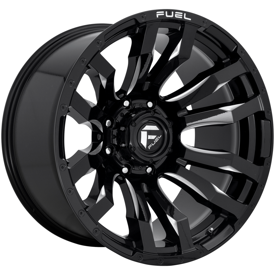 Fuel 1PC D673 BLITZ GLOSS BLACK MILLED