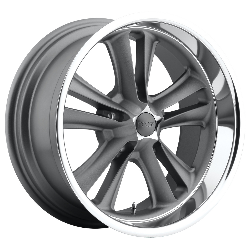 Foose 1PC F099 KNUCKLE MATTE GUNMETAL MACHINED