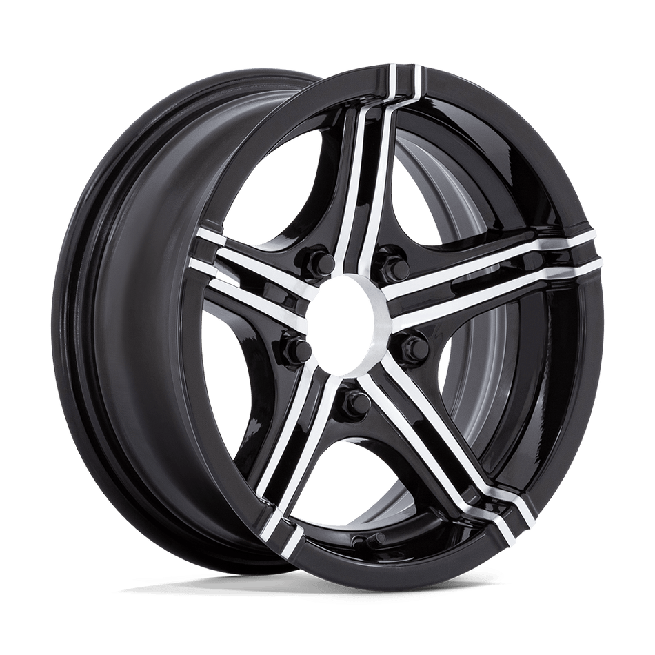 Helo HE827 PACE Gloss Black Machined Wheel