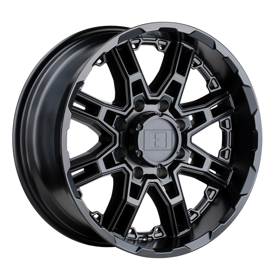 Level 8 SLINGSHOT Matte Black Wheel
