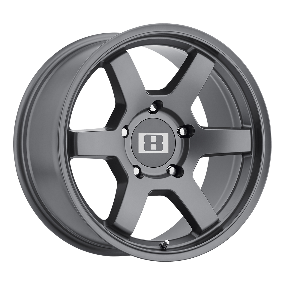 Level 8 MK6 Matte Gunmetal Wheel