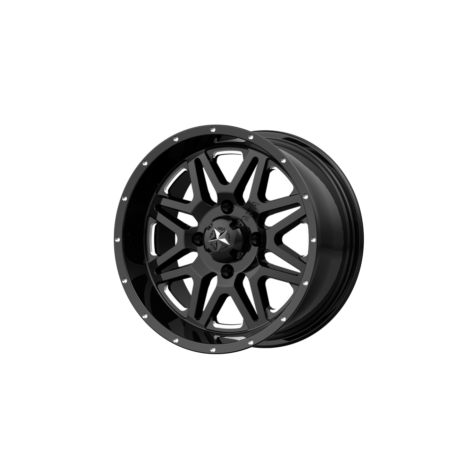 MSA Offroad Wheels M26 VIBE UTV GLOSS BLACK MILLED