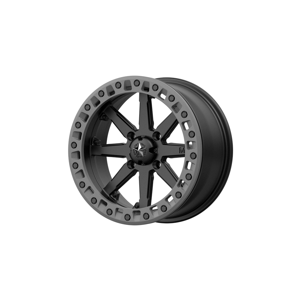 MSA Offroad Wheels M31 LOK2 UTV BEADLOCK SATIN BLACK W/ MATTE GRAY RING