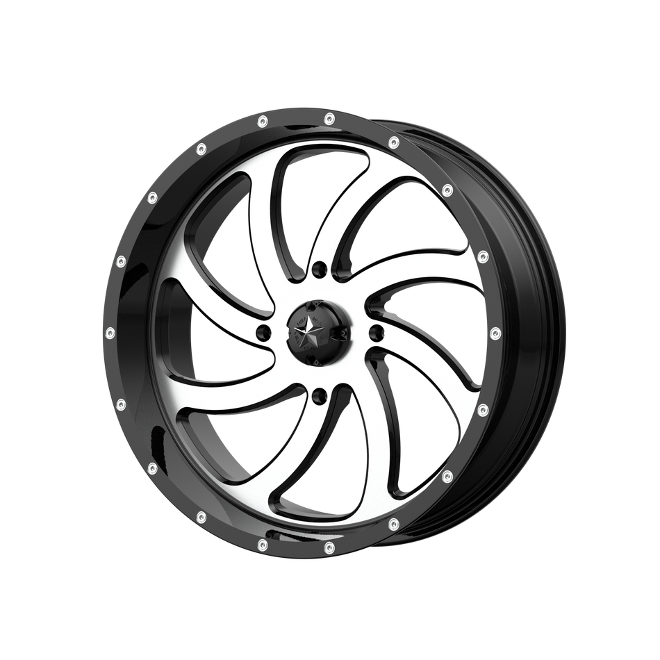 MSA Offroad Wheels M36 SWITCH UTV MACHINED GLOSS BLACK
