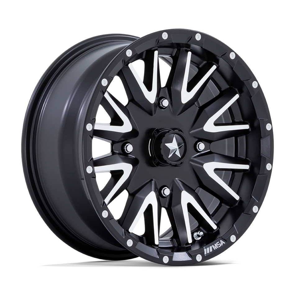 MSA Offroad Wheels M49 CREED UTV MATTE BLACK MACHINED