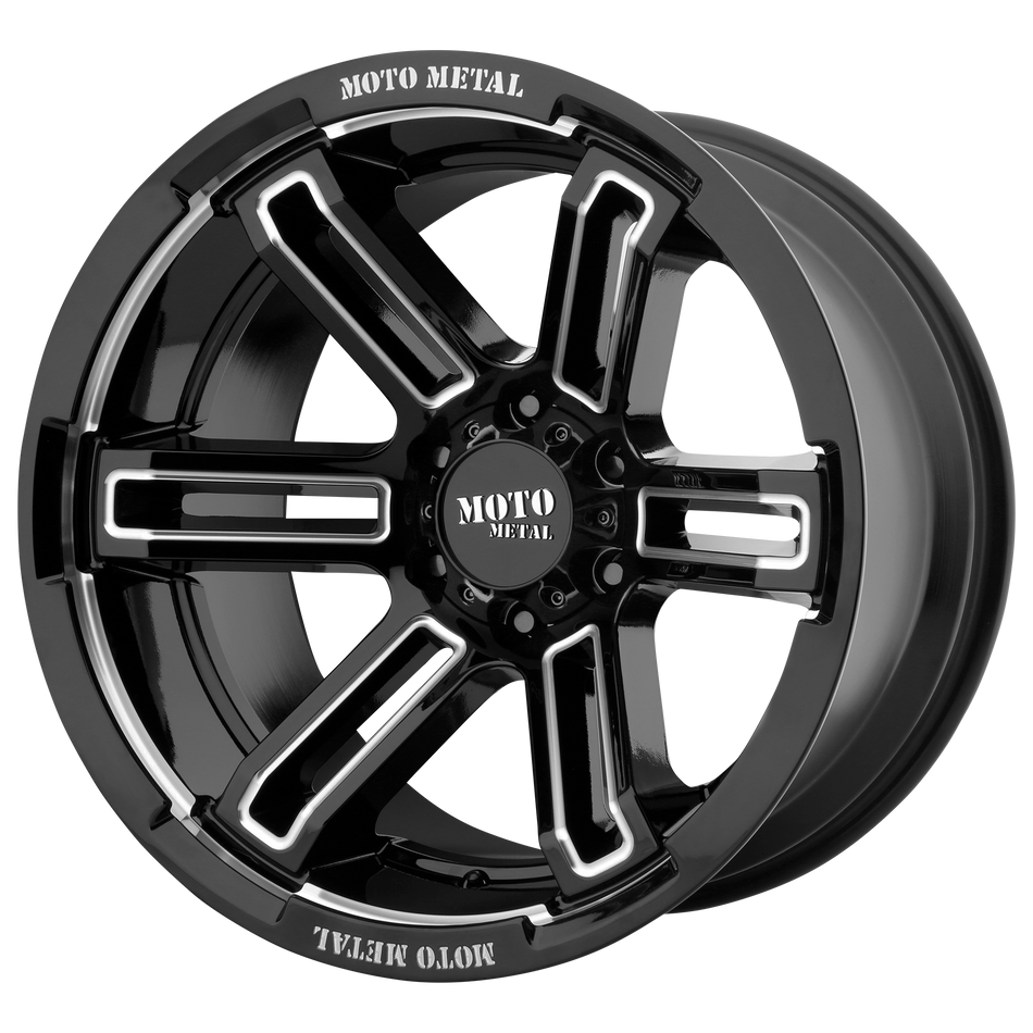 Moto Metal MO991 RUKUS Gloss Black Milled Wheel