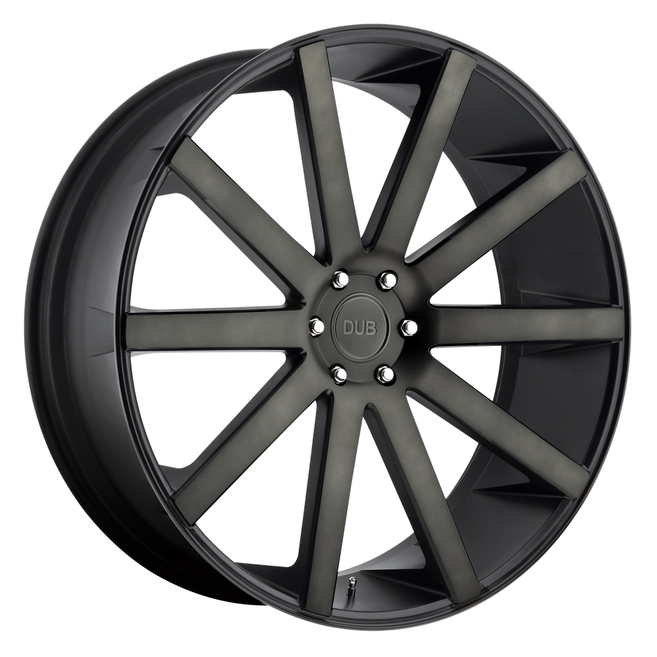DUB 1PC D757 DRAMA MATTE BLACK DOUBLE DARK TINT