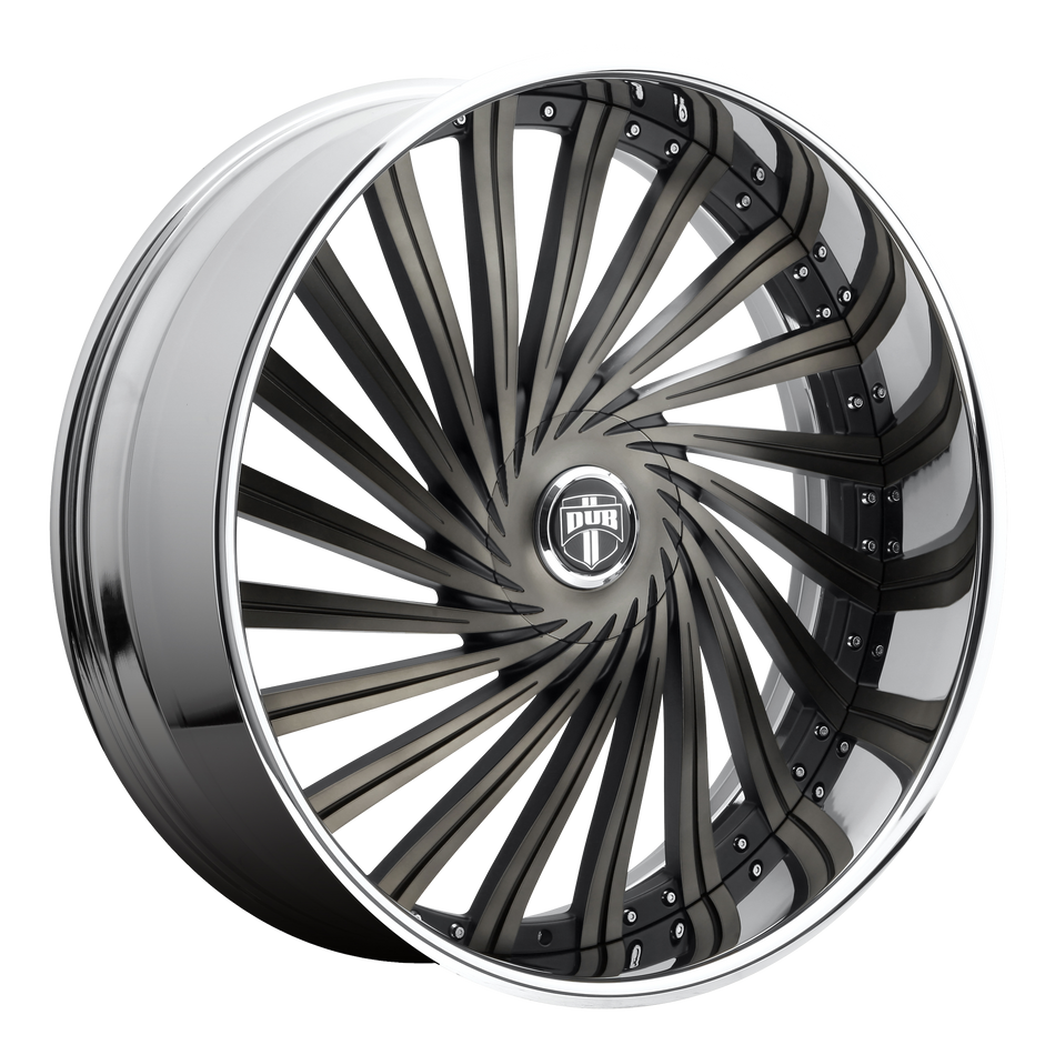 DUB 1PC S241 DAZE MATTE BLACK DOUBLE DARK TINT