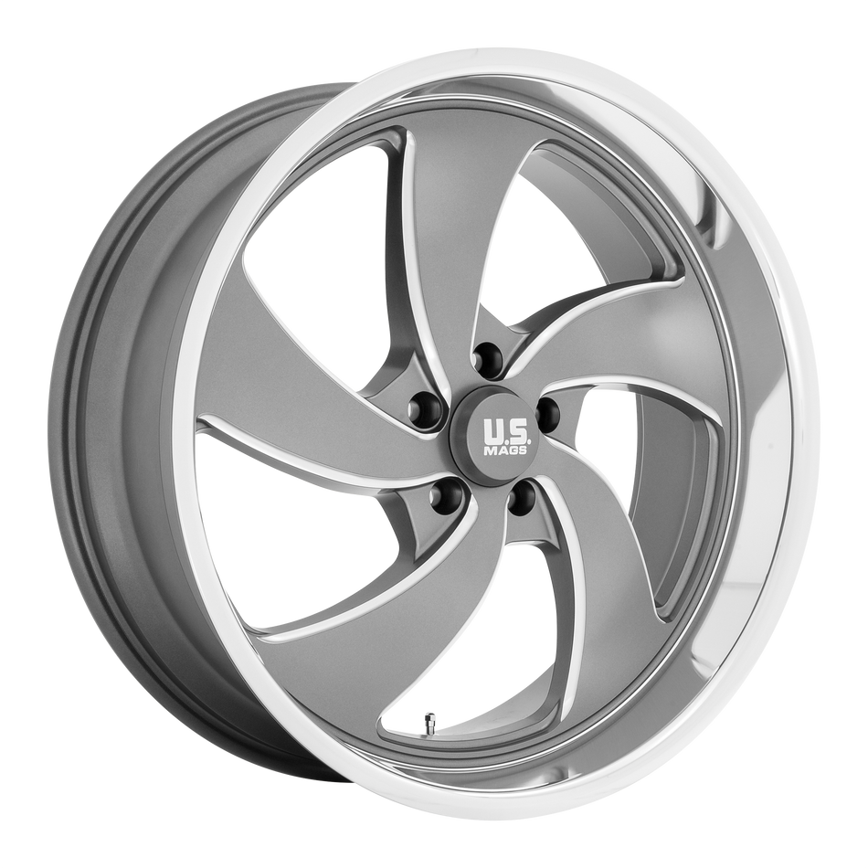 US Mag 1PC U133 DESPERADO ANTHRACITE MILLED W/ DIAMOND CUT LIP