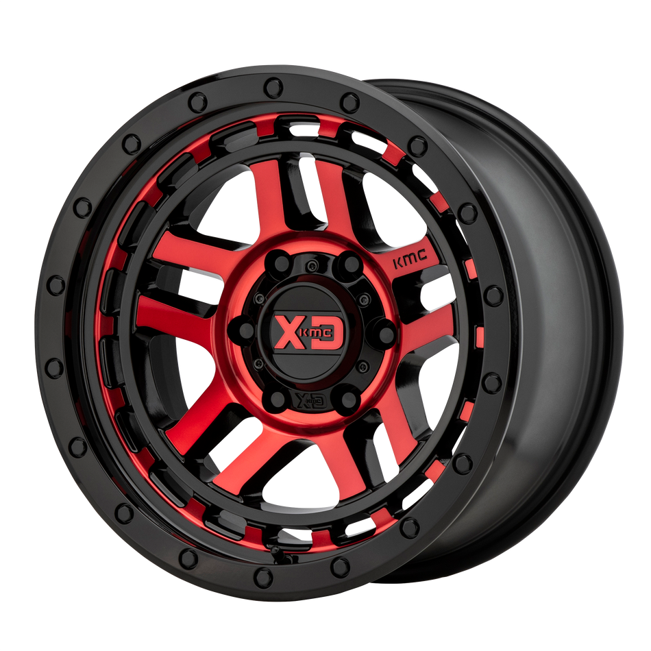 XD XD140 RECON Gloss Black Machined With Red Tint Wheel