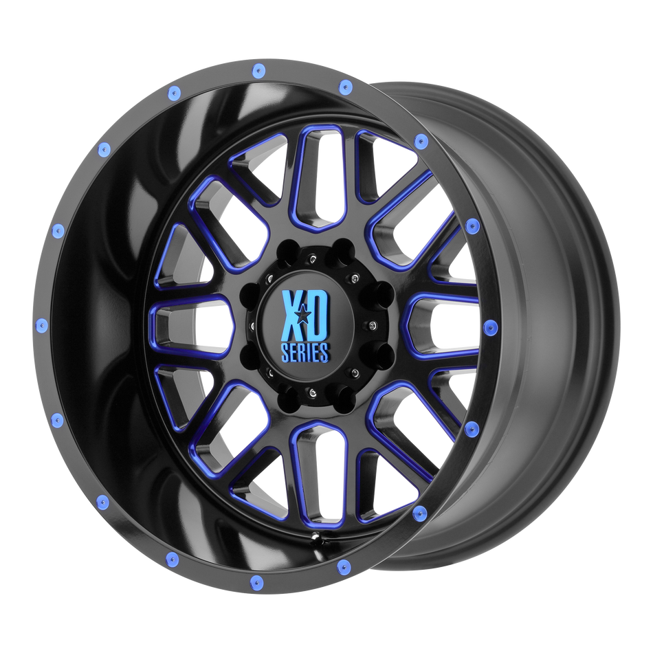 XD XD820 GRENADE SATIN BLACK MILL W/ BLUE TINT