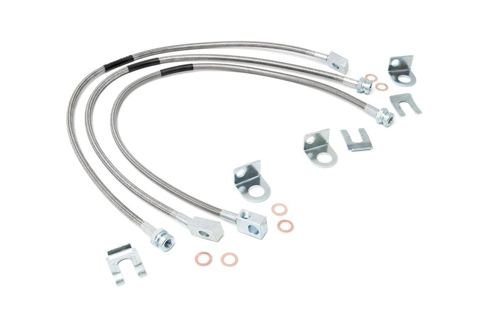 Jeep Front & Rear Stainless Steel Brake Lines