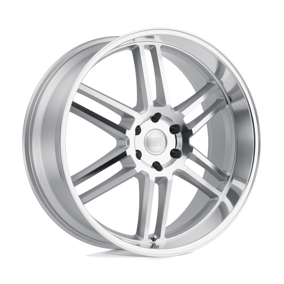 Black Rhino Hard Alloys KATAVI Silver W/ Mirror-Cut Face Wheel