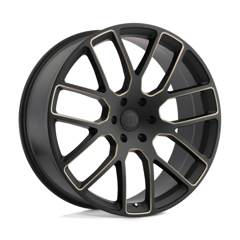 Black Rhino Hard Alloys KUNENE Matte Black W/ Dark Tint Milled Spokes Wheel
