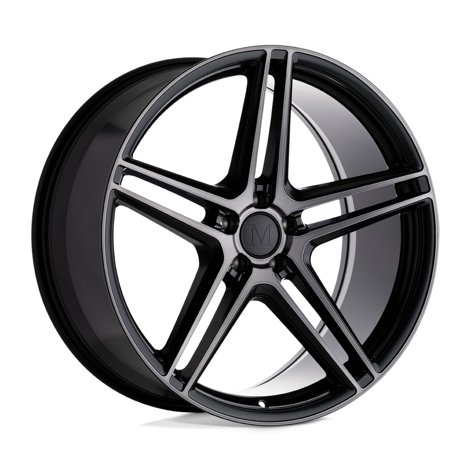 Mandrus BREMEN Semi Gloss Black W/ Mirror Cut Face Wheel