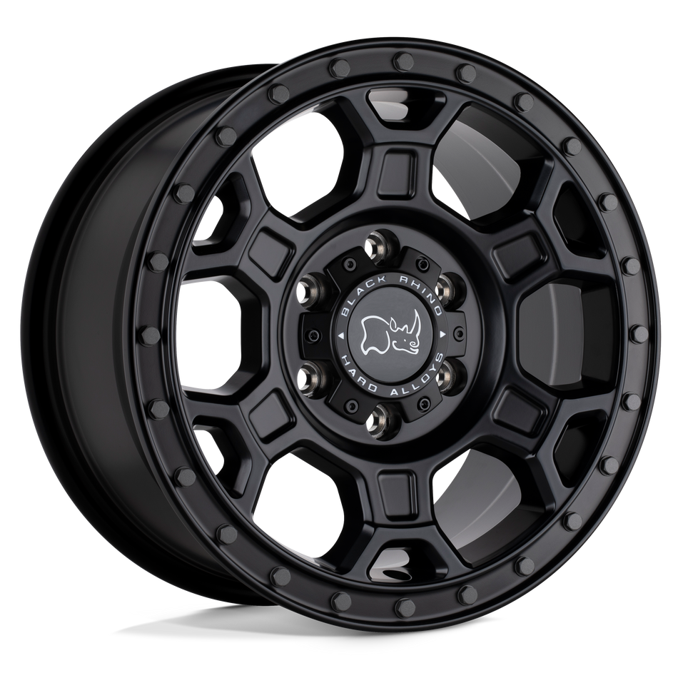 Black Rhino Hard Alloys MIDHILL Matte Black W/ Gunmetal Bolts Wheel
