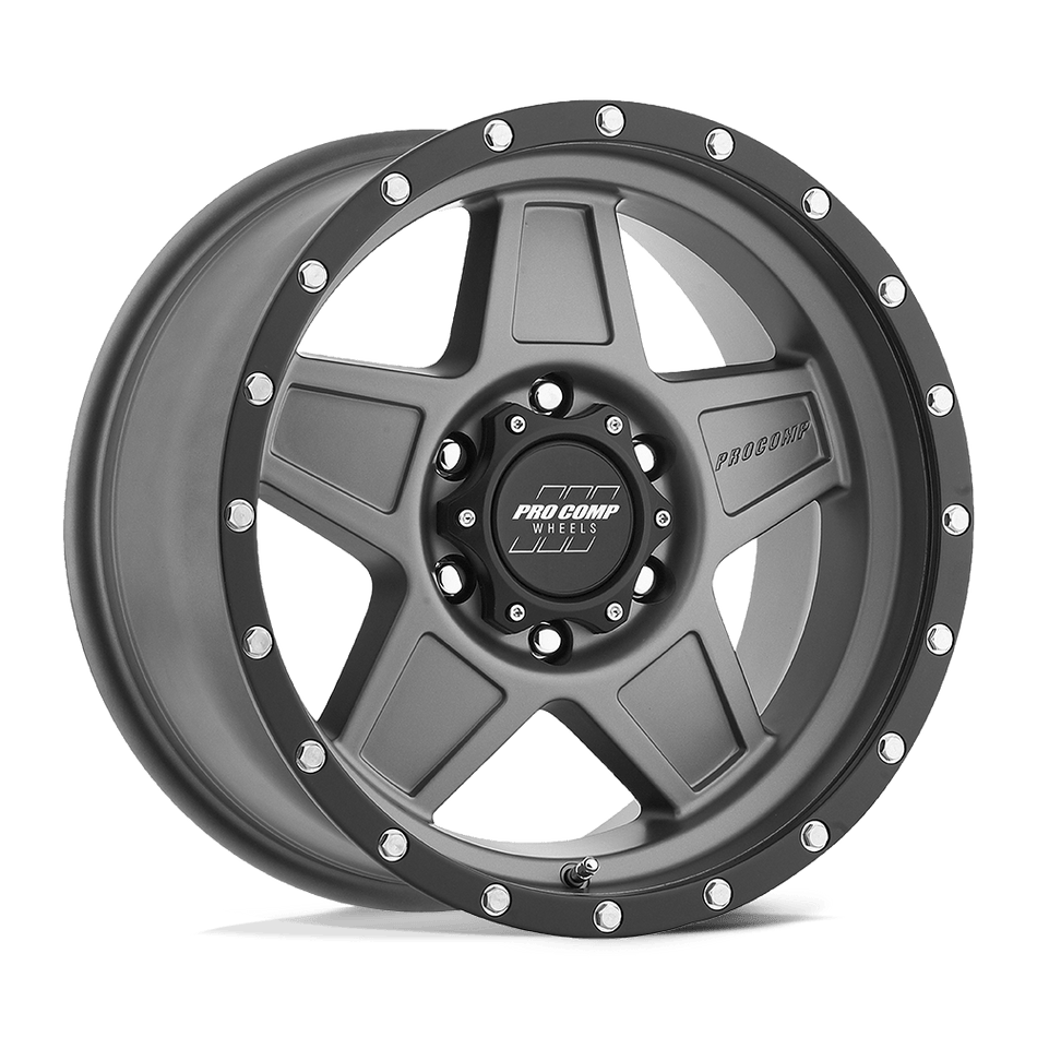 Pro Comp Alloys PA35 PREDATOR Dark Gray With Black Lip Wheel
