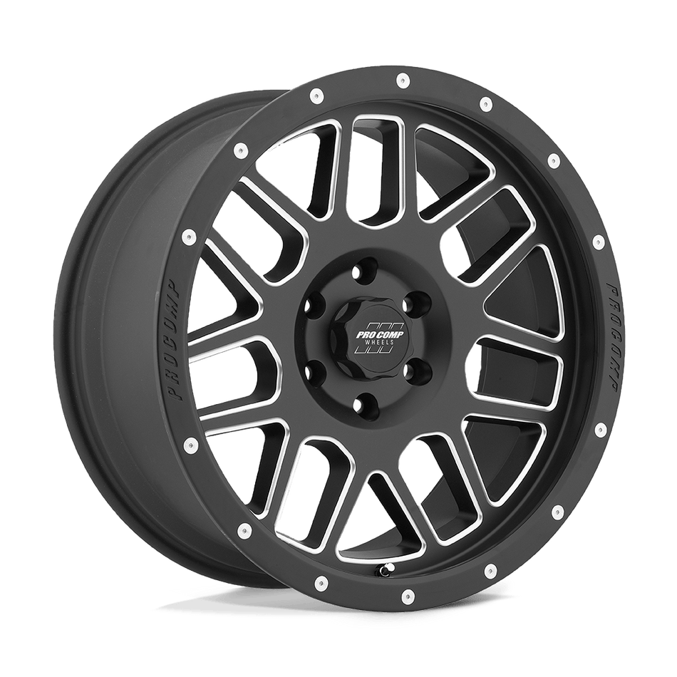 Pro Comp Alloys PA40 VERTIGO Satin Black Milled Wheel