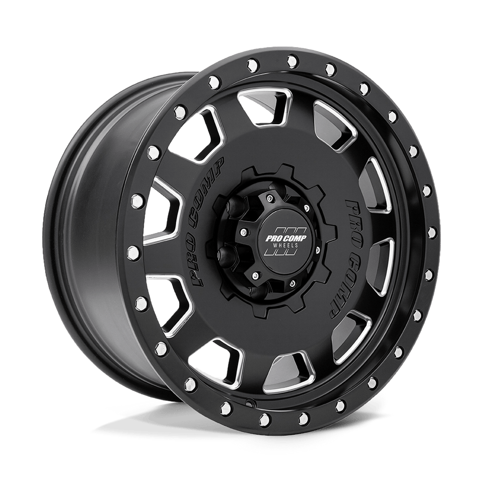 Pro Comp Alloys PA60 HAMMER Satin Black With Ss Bolts Wheel