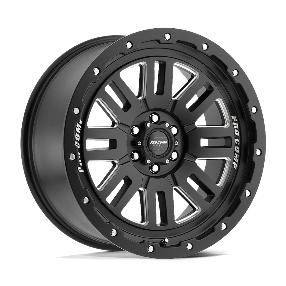 Pro Comp Alloys PA61 COGNOS Satin Black Milled Wheel