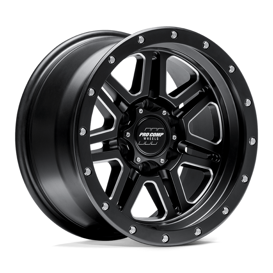 Pro Comp Alloys PA62 APEX Satin Black Milled Wheel