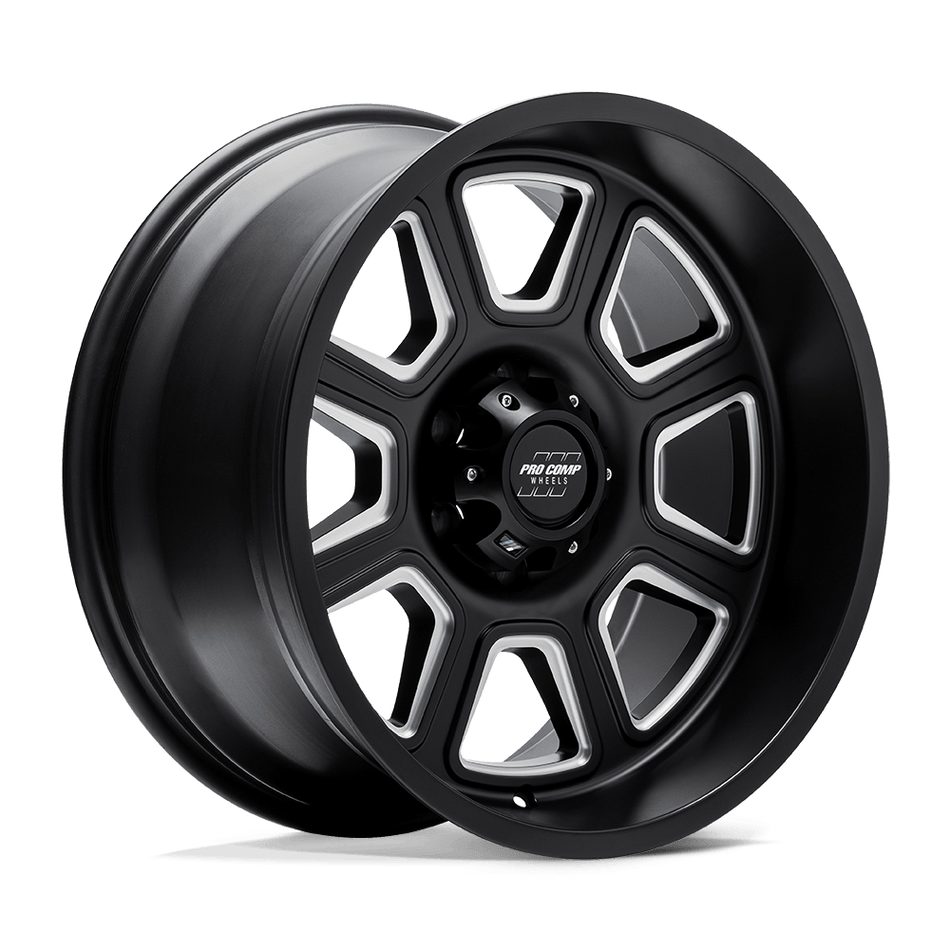 Pro Comp Alloys PA64 GUNNER Satin Black Milled Wheel