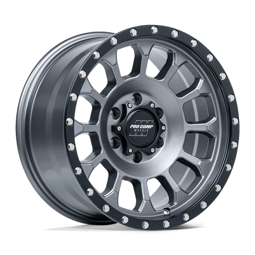 Pro Comp Alloys PA34 ROCKWELL MATTE GRAPHITE W/ BLACK LIP
