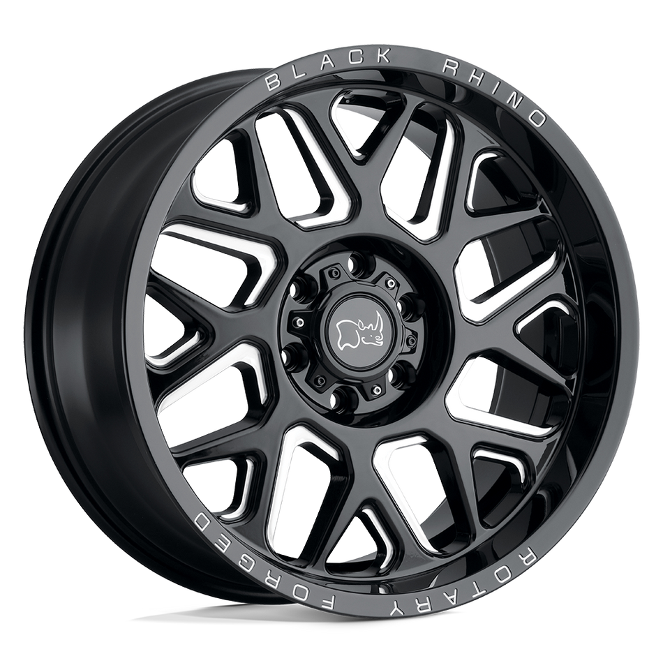 Black Rhino Hard Alloys REAPER Gloss Black & Milled Wheel