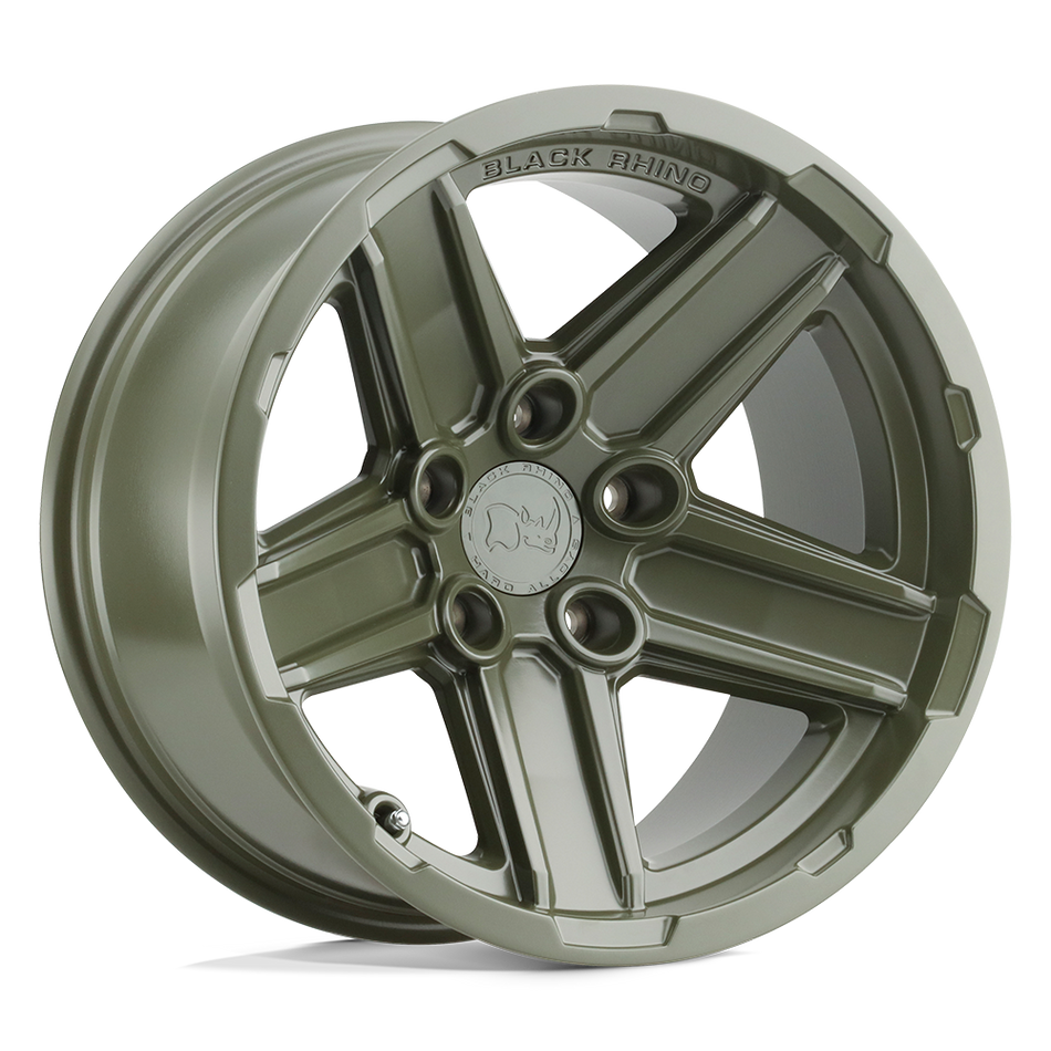 Black Rhino Hard Alloys RECON Olive Drab Green Wheel