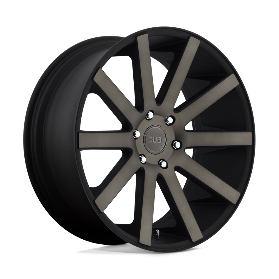 DUB 1PC S121 SHOT CALLA Matte Black Double Dark Tint Wheel