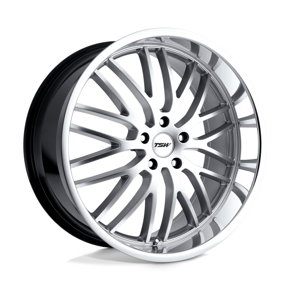 TSW SNETTERTON Hyper Silver W/ Mirror Cut Lip Wheel