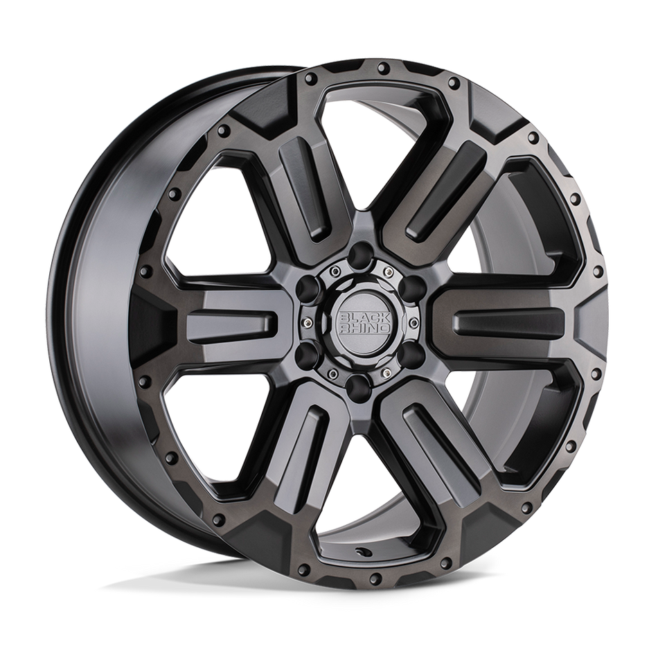 Black Rhino Hard Alloys WANAKA Matte Gunmetal W/ Brushed Face & Gunmetal Tint Wheel